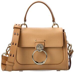 Chloe Mini Tess Day Bag in Camel - NEW